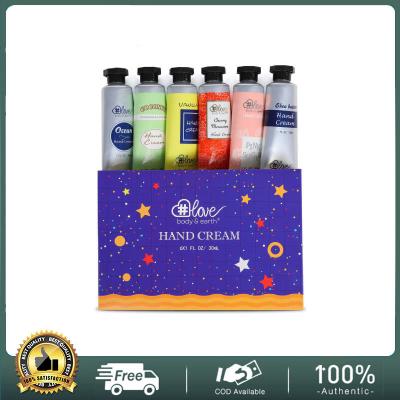 China Body & Hand Earth 6 Pcs Hand Cream Lotion Gift Sets For Women Repair For Rough&Dry Hands for sale