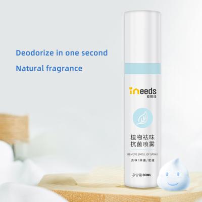 China Clothes Deodorizing Spray Perfume , Clothes Deodorizing , Sterilizing Deodorizing Artifact 80ml 6916079501413 for sale