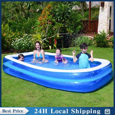 China 1.2M and 2M Children Swimming Pool Outdoor Thickened Inflatable Swimming Pool Durable Pool for Family MYBB039 for sale