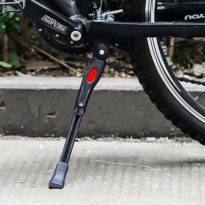 China Aluminum Alloy Parking Rack Bike Mountain Bike Support Kickstand Adjustable Side Foot Brace Recycling MTB Roadbike Parts With Tool for sale