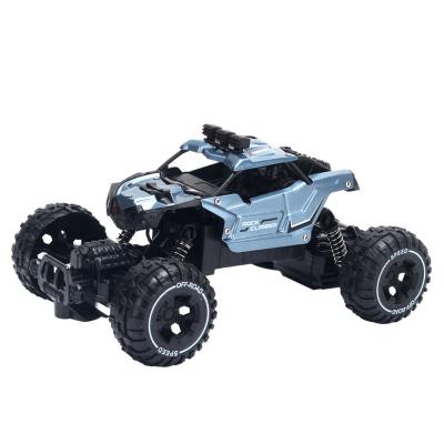 China Four Channel Remote Control Cars Alloy Off-Road Plastic Rc Car Charging Bigfoot High-speed Rising Racing Toys For Children New for sale