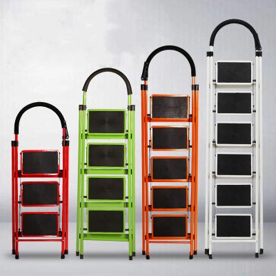 China Modern portable outdoor American super long wall home ladder, indoor dual-use, comfortable and beautiful non-slip small ladder for sale