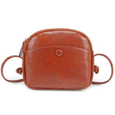 China 2021 PU Strap Cross - Body Bags Popular Small Bag Texture Shell Bag Female Large Capacity Shoulder Bag for sale