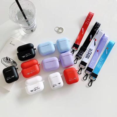 China Easy To Install And Remove Cleanable Tpu With Key Chain For Air Pod Cases Opp Package Shockproof Waterproof For Airpods Case for sale