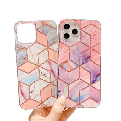 China Easy to install and remove beautiful marble phone case for iphone12 11 pro Mini MAX XR 6S 7 8 plus for sale