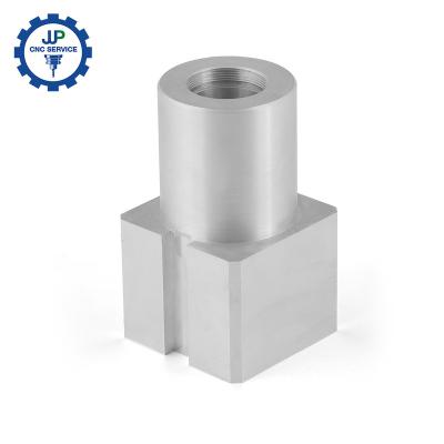 China Industrial Equipment OEM ODM Oxidized White 6061 Aluminum Spare Parts CNC Best Machining Components for sale