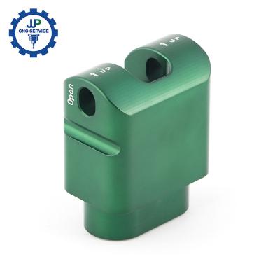 China Automation equipment Customized CNC Machinery Oxidized Green 6061 Aluminum Alloy CNC Machining Industrial Parts for sale