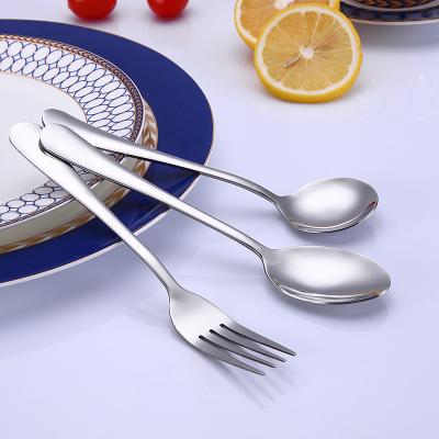 China Stylish Stainless Steel Spoon Set Wedding Dinnerware Set Dinnerware And Fork Set Flatware for sale