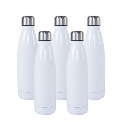 China Sustainable Customizable Bulk Small Double Wall Hot And Cold Insulated Cola Shape Single Water Bottles For Gym for sale