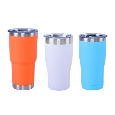 China Wholesale Viable Stainless Steel Double Walled Lean Vacuum Thermal Tumbler Custom Travel Coffee Mug for sale