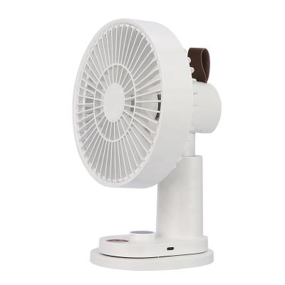 China Multifunctional Hotel Clip Fan Rotate Remote Electric Usb Rechargeable Mini Portable LED Display Small Fan for sale