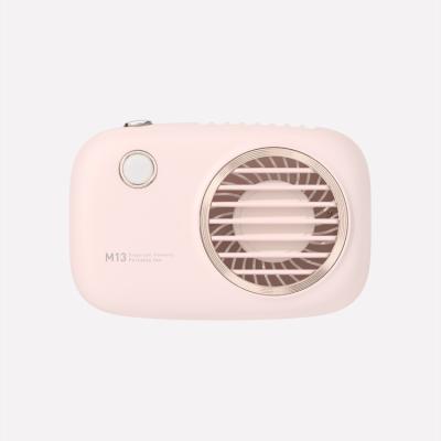 China Easy Carry Wholesale &Dropshipping 3 Colors Small Size-Quality Neck Fan Mini Portable USB Cooling Outdoor Hanging Chargeable Fan for sale