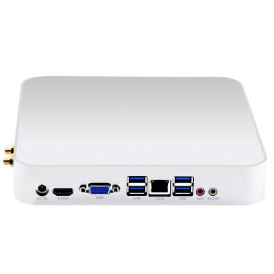 China Intel Lake Kaby Mini Core i5 7200U 3855U Industrial Fanless PC 4K Ultra HD Max 16GB DDR4 RAM Barebone Computer for sale