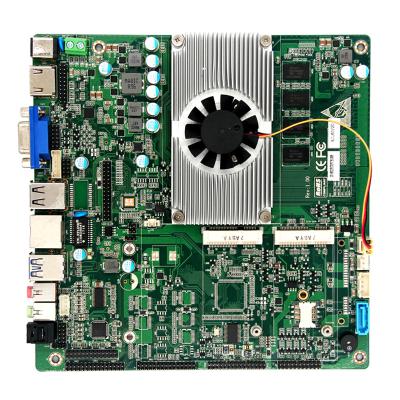 China Intel Braswell processors mini support 1*VGA 2*RJ45 LAN 2*USB3.0 itx motherboard 8gb RAM industrial pc integrated motherboard for sale