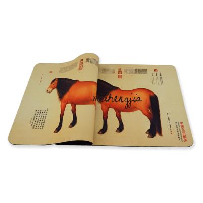 China Promotional And Advertising Gift China Supplier Discount Cloth Horse Rubber Mouse Pad for sale