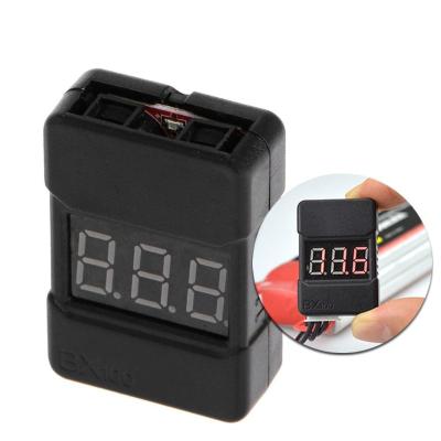 China Vehicles & Remote Control Toys BX100 1-8S Lipo Battery Low Voltage Tester Buzzer Alarm Power Display for sale