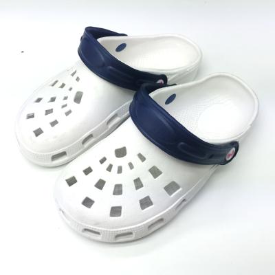 China 2021 Sweat-absorbent Shoes EVA Sandals Men Chokes Fuzhou Made Two Color Medical Unisex EVA Garden Chokes for sale