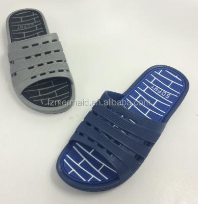 China Hotel Slipper 2017 Latest Design Eva Man Rubber Slide Home Slipper Indoor Brand for sale