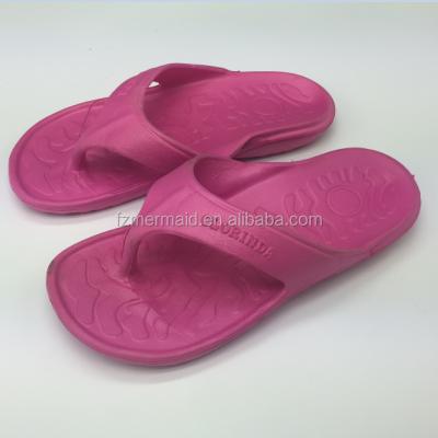 China Fashion \ Naked Eva Beach Slippers Comfortable \ Durable Plastic Shoe Women Die Cut Flip Flop Bedroom Slippers Unique Thick Black Women for sale