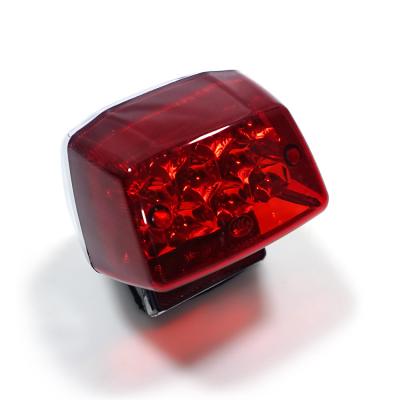 China ABS Motorcycle Spare Parts Motorcycle Body Parts Motorcycle LED Red Tail Light For GN125 for sale