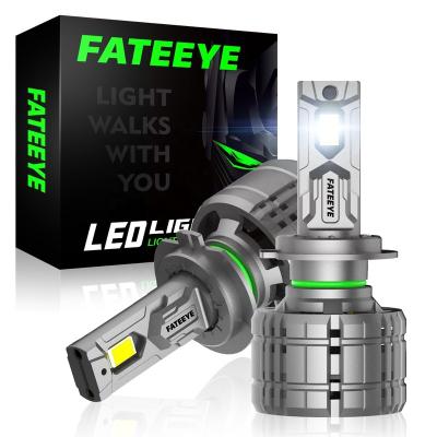 China FATEEYE F9S high power H4 200W 40000LM H10 H1 H3 H11 9005 high brightness canbus 9006 6500K fanless free headlight auto bulb led headlights for civic for sale