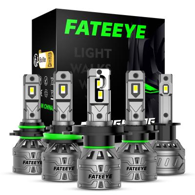 China high brightness fateeye fanless F4 60W 13000lumen sell well new type aluminum H4 9007 led motorcycle headlight bulbs for sale