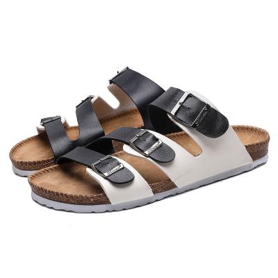 China Men's anti-skid slipper 2022 summer one word slippers couple sandals new close up designer shoes and slippers for sale