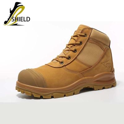 China Steel Toe SHIELD Upper Puncture Resistant Steel Toe Safety Shoes Shock Proof Antislip Antistatic Men Women Safety Boots for sale