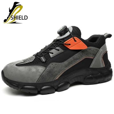 China Steel Toe SHIELD factory wholesale Steel toe industrial construction Anti puncture mesh Anti puncture mesh safety shoes manufacturers for sale