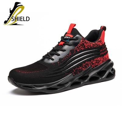 China Steel Toe Anti puncture smashing slip mesh  EVA sole rescue safety shoes composite hiking steel toe sport shoes stock for MEN women for sale