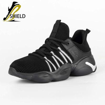 China Steel Toe Anti puncture mesh breathable EVA female worker steel toe sport safety shoes stock for women for sale