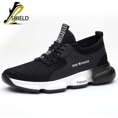 China Steel Toe SHIELD safety shoes outdoor work wear-resistant lightweight steel head anti-smashing safety shoes for men women for sale