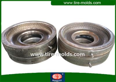 China High Polish Semi Steel Tire Mould Two Piece Mould 1 Year Warranty for sale