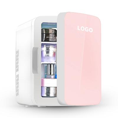 China Factory Price Wholesale 10L Makeup Refrigerator Custom Portable Home Cosmetic Beauty THERMOELECTRIC Mini Fridge For Cosmetics for sale