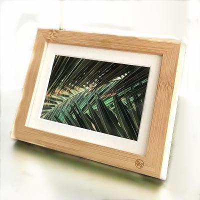 China Europe Rustic Good Quality Natural Bamboo Square Wall Hanging Decorative Picture Picture Frame for sale