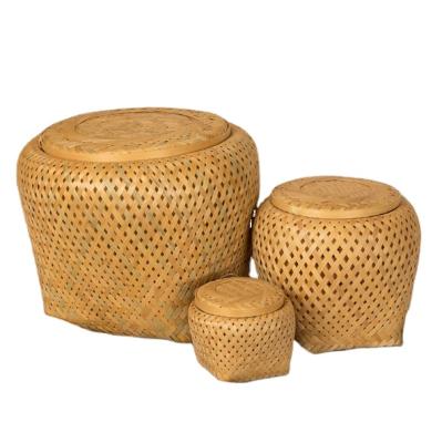 China China Vietnam imported ornaments storage box living room cabinet dining jewelry box bamboo creative tea boxes for sale