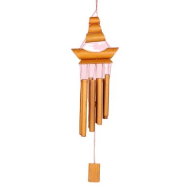 China China Manufacturer Wind Bells Scenic Area Home Border Creative Bamboo Balcony Hanging Photo Navigation Props for sale