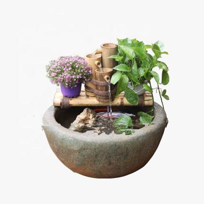 China China Wholesale Christmas Decorating Gift Reusable Chinese Bamboo Water Fountain for sale