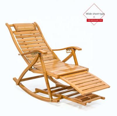 China (Others) Adjustable Antique Comfortable Inexpensive Relax Bamboo Rocking Chair Price Designer Professional for sale