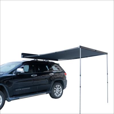 China Diagonal Bracing Type Single Person Fast Open Automatic Recycling Aluminum Alloy Shell Suv Car Roof Side Awning For Outdoor Camping Tent for sale