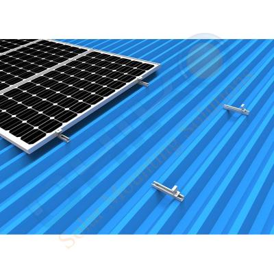 China Solar Tile Roof & tin roof allows simple metal roofs trapezoid railless solar mounting with ISO certification for sale