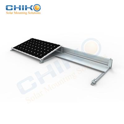 China Home Easy Install Solar Module Racking Solar Panel Support Structure For Flat Cement Roof for sale