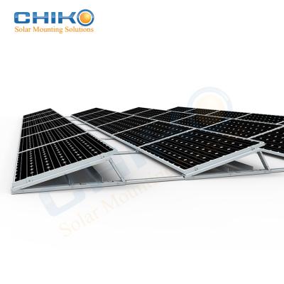 China Easy Installation Aluminum Ballast Structure Solar Mounting Bracket For Flat Roof PV Module for sale