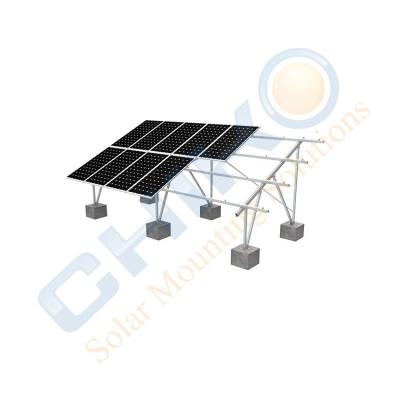 China Stainless Steel T2VC- CHIKO Aluminum Alloy PV Solar Bracket Earth Solar System for sale