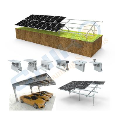 China Aluminum Alloy Stainless Most Efficient Solar Rack System Ground Mounting Mount For Solar Panel for sale