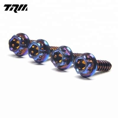 China Hot Stock Titanium Cap Low Density Self Tapping Hex Bolts With M5 Hex Head Screws for sale