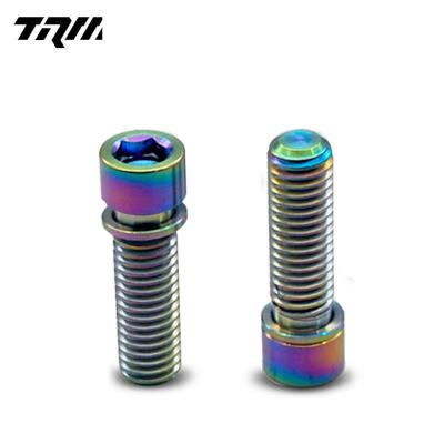 China Low Density Ti Titanium Bike Allen Head Bolt Screws M8 X 25mm 6pcs For BMX Stem for sale