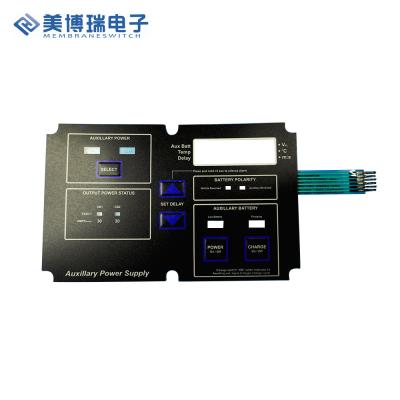 China Remote Controller Wholesale Flat Key Aluminum Membrane Switch Keyboard Manufacturer for sale