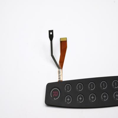 China Waterproof PET PC Membrane Switch Keypad / Keypad Integrated With FPC Copper Circuit for sale