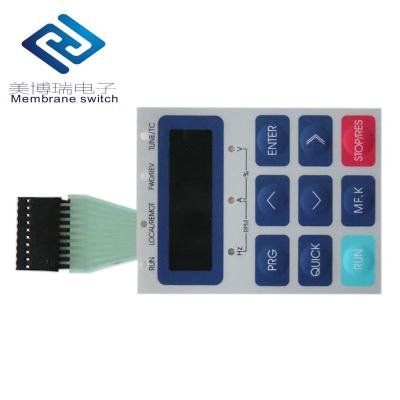 China Custom Waterproof Computer Keyboard Engraving Buttons Membrane Switch Keypads for sale